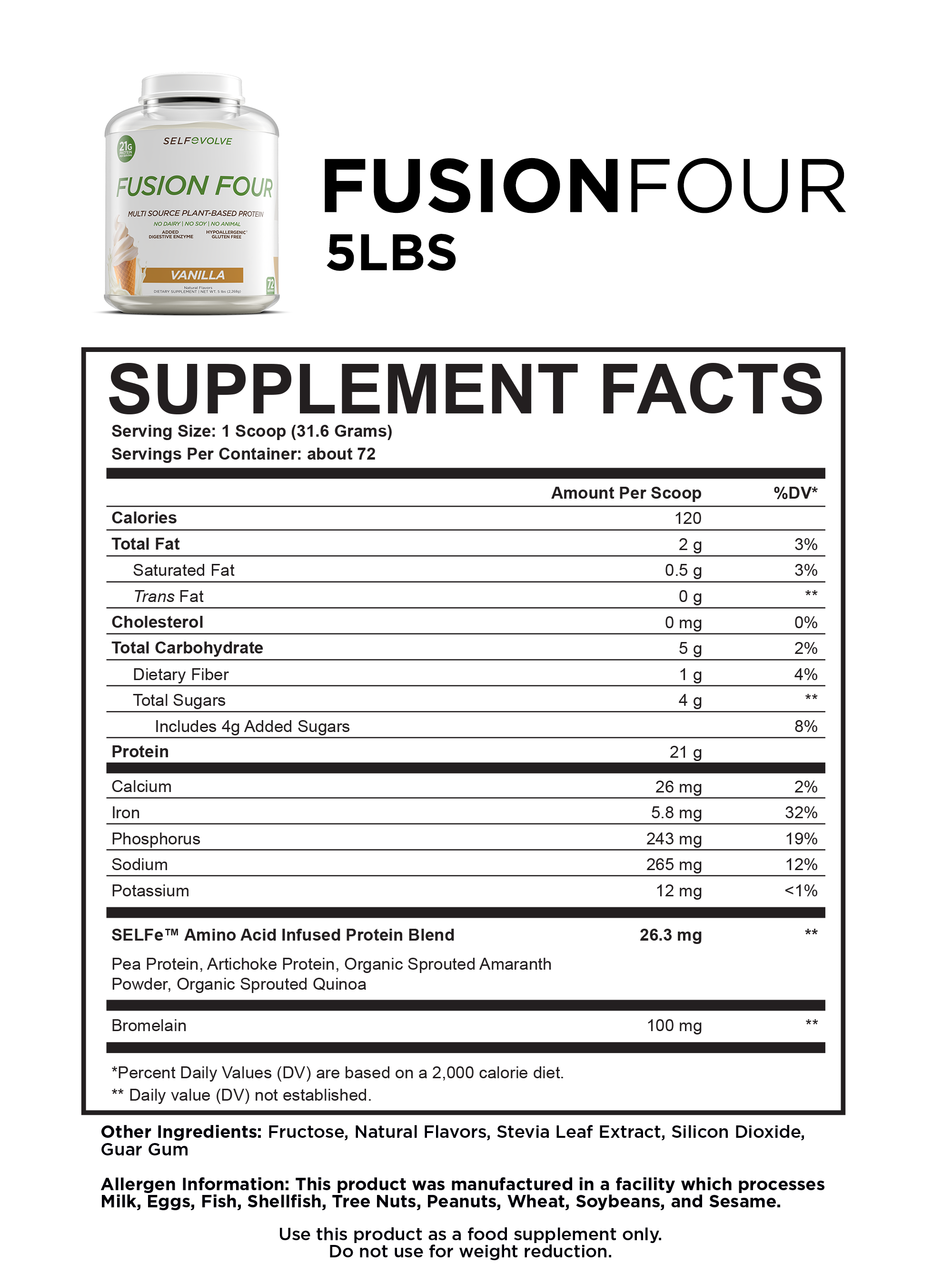 Fusion Four - Vegan Protein