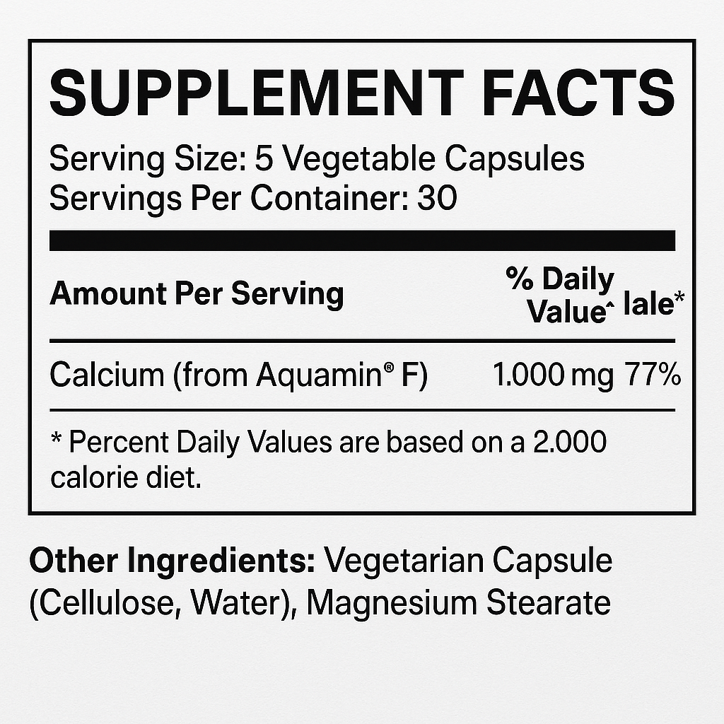 Plant Calcium (Aquamin)