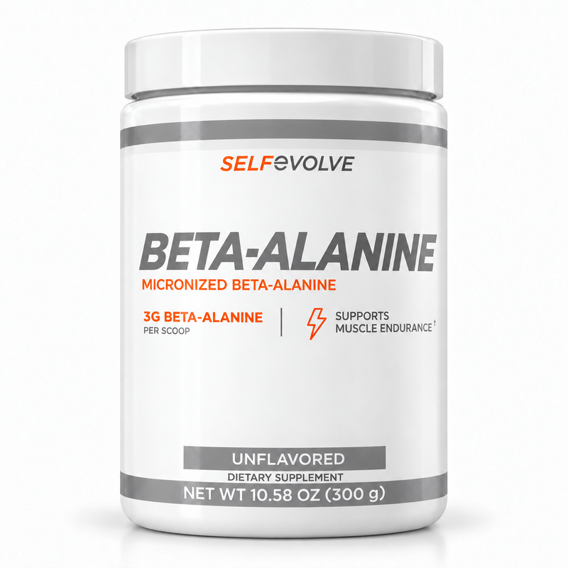 SelfEvolve Beta-Alanine — Unflavored 300 g, 3 g per scoop, 100 servings