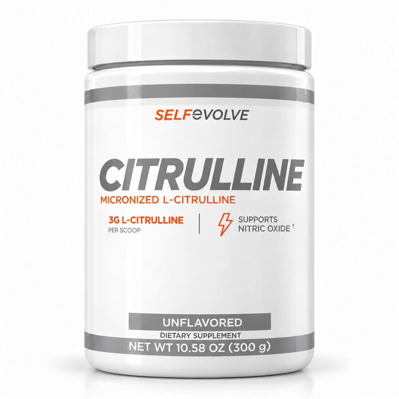 SelfEvolve Citrulline — Unflavored 300 g, 3 g per scoop, 100 servings