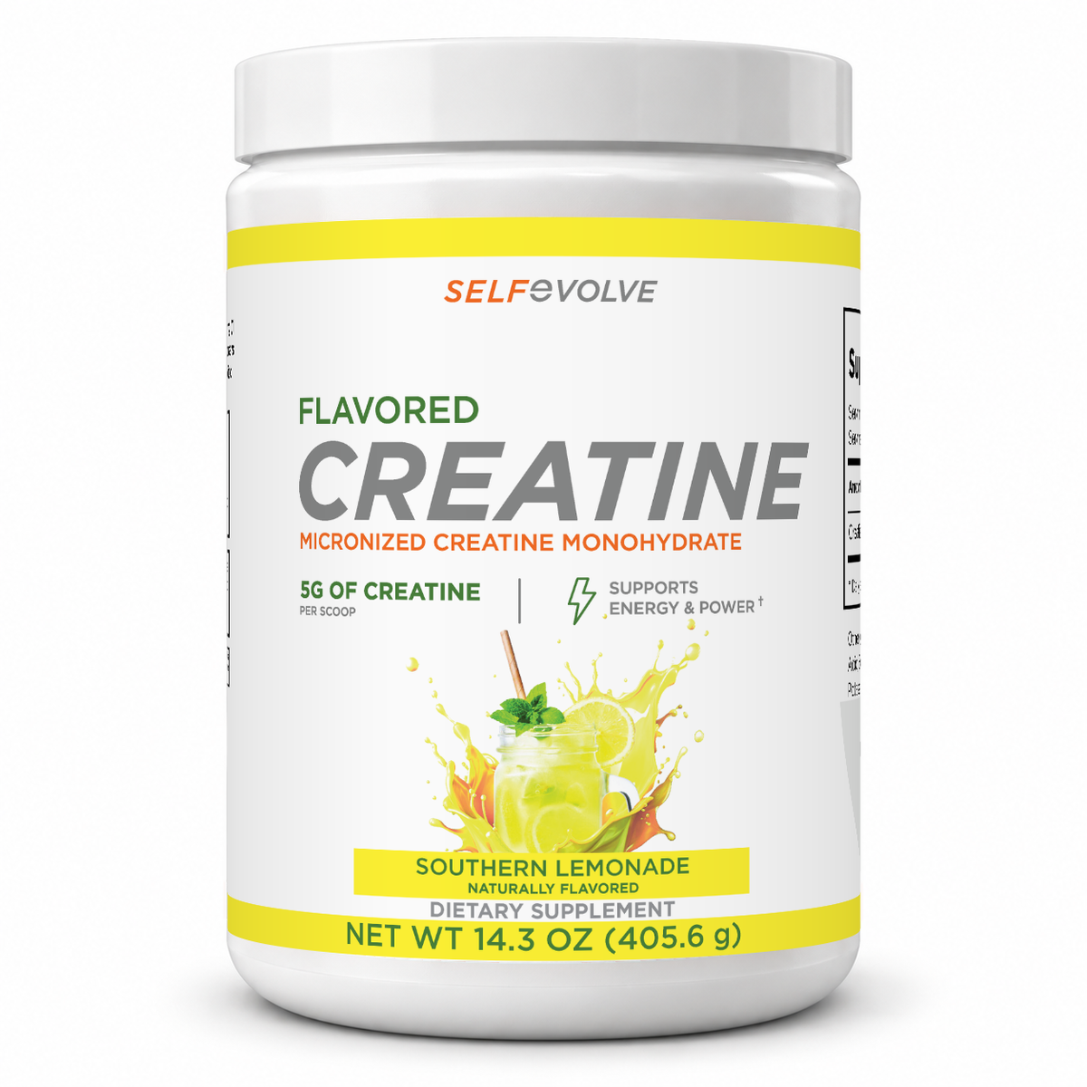 Southern Lemonade - SelfEvolve Creatine Monohydrate bottle