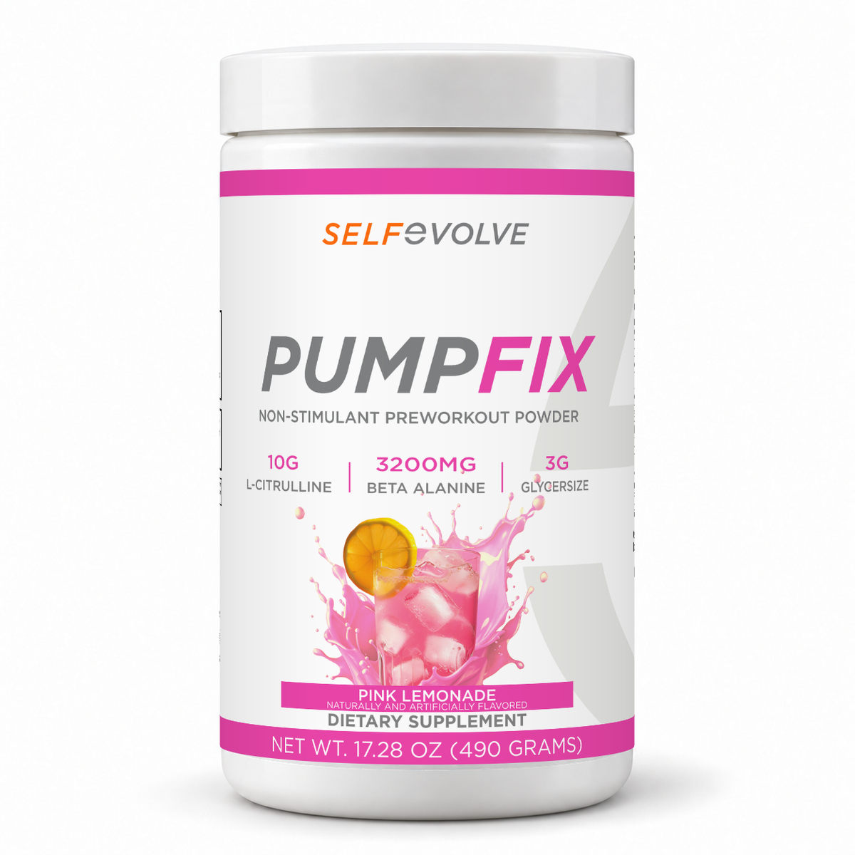 Pink Lemonade - SelfEvolve PumpFix bottle