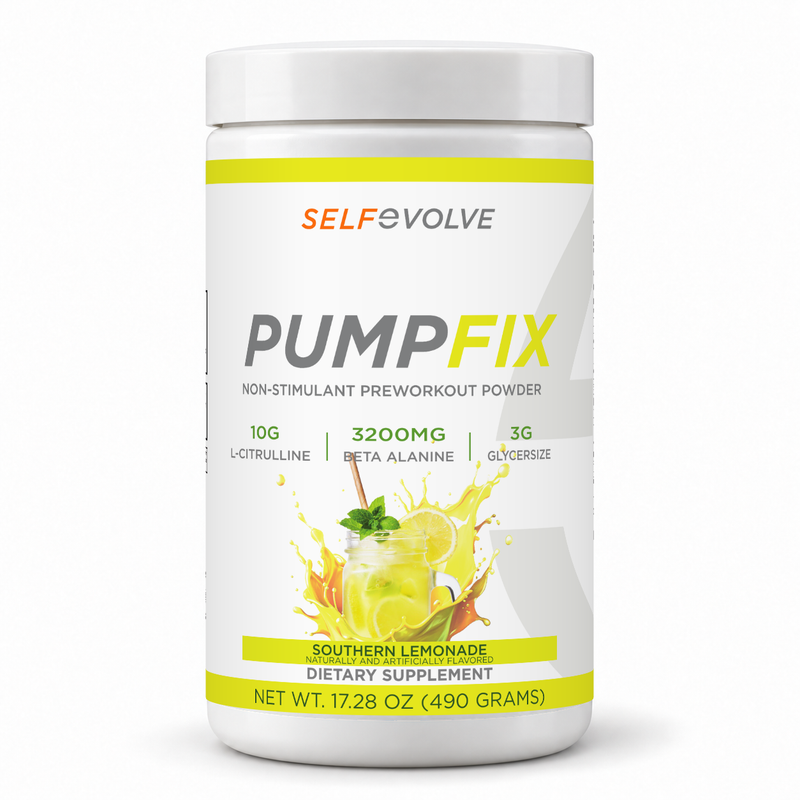 SelfEvolve PumpFix southern lemonade in the correct white 32 oz bottle