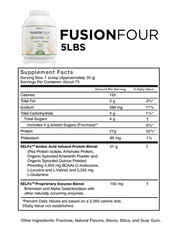 Fusion Four - Vegan Protein - BCAA Infused Plant-Based Protein Powder