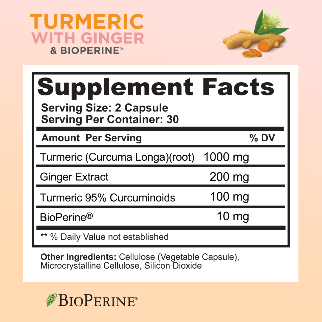 Turmeric with Ginger 1300mg